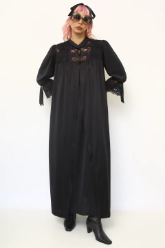 Conjunto ROBE E CAMISOLA preto renda na internet