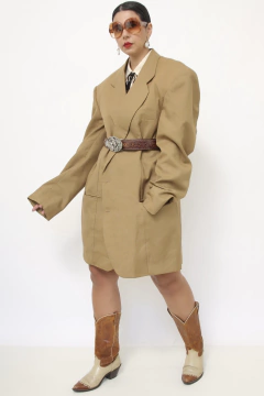 Blazer linho Maxi classico vintage - comprar online