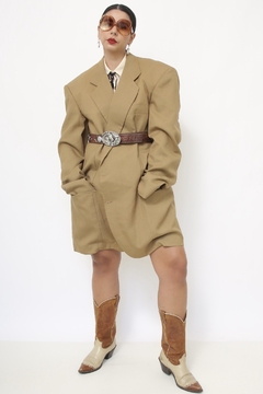 Blazer linho Maxi classico vintage - loja online
