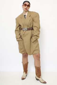 Blazer linho Maxi classico vintage - loja online