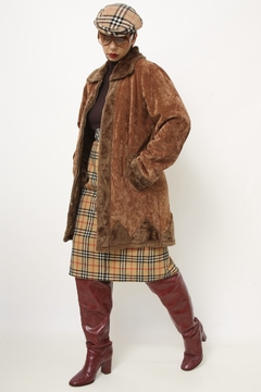 Casaco marrom vintage 70´s forro pelucia na internet