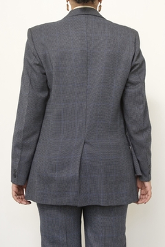 Conjunto de Blazer + Calça azul mini xadrez na internet