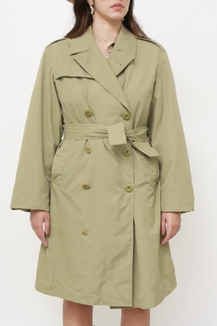 Trench Coart verde FORÇAS ARMADA FRANÇA 1970