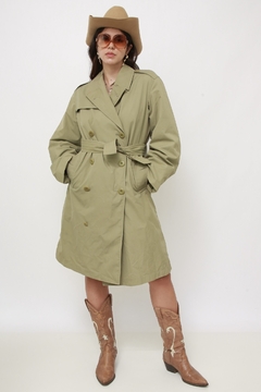 Trench Coart verde FORÇAS ARMADA FRANÇA 1970 - comprar online