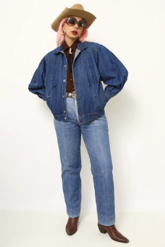 Imagem do Jaqueta JEANS PREGAS VINTAGE