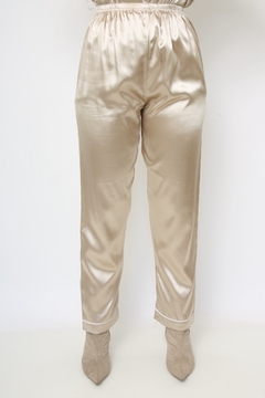 Conjunto dourado pijama CAMISA + CALÇA - Capichó Brechó