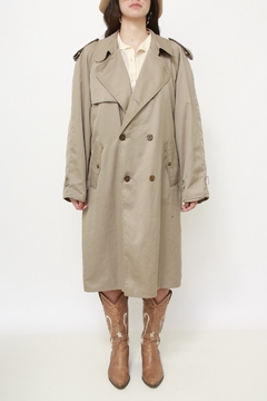 TRENCH COAT CLÁSSICO forro estampado