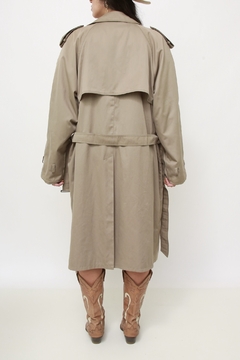 TRENCH COAT CLÁSSICO forro estampado - loja online
