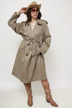 TRENCH COAT CLÁSSICO forro estampado - loja online
