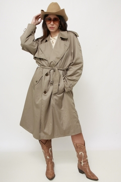 TRENCH COAT CLÁSSICO forro estampado - loja online