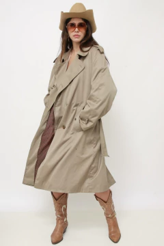 TRENCH COAT CLÁSSICO forro estampado na internet