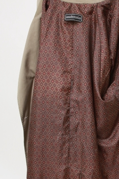 TRENCH COAT CLÁSSICO forro estampado na internet