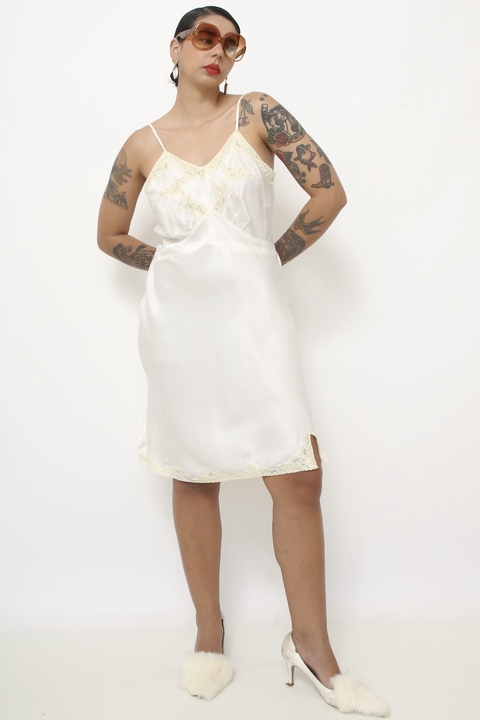 Camisola classica renda off