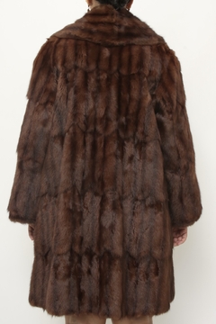 Casaco de pele marrom western vintage na internet