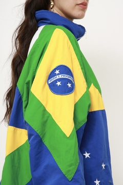 Jaqueta Brasil forrada vintage - loja online