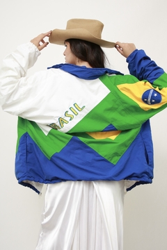 Jaqueta Brasil forrada vintage na internet