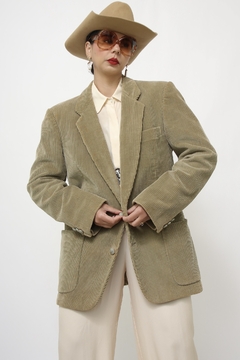 Blazer veludo cotele VALENTINO - Capichó Brechó