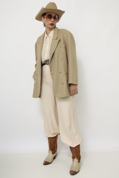 Blazer bege forrado textura - comprar online