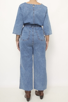 Macacao jeans classico pantacort na internet