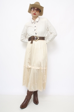 Camisa bordada VERA DE POZZO western - Capichó Brechó