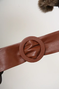 Cinto marrom 100% couro