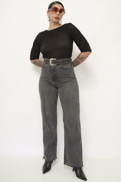 Calça jeans classica Zara preta