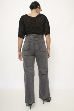 Calça jeans classica Zara preta na internet