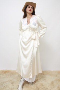 Robe acolchoado bordado mng bufante na internet