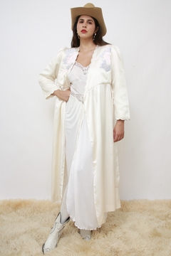 Robe acolchoado bordado mng bufante - loja online