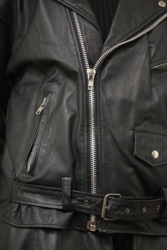 Jaqueta couro biker JULIANA MACUIR C.G.C