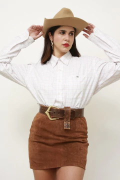 Camisa LACOSTE xadrez na internet