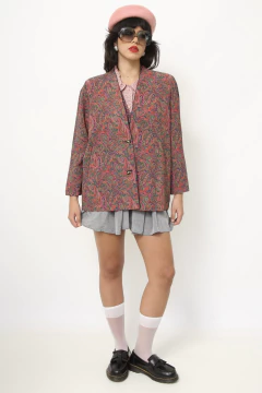 Imagem do Blazer estampado rosa levinho