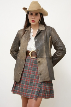 Imagem do Blazer couro estonado Juliana Macuir