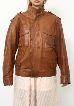 Jaqueta caramelo POLLINI Italiana - Capichó Brechó