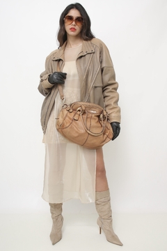 Bolsa FORUM marrom couro