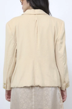 Blazer lã bege forrado ESCADA - loja online