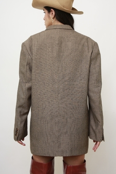 Maxi blazer classico camelo - Capichó Brechó