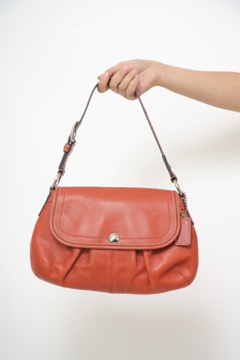 Bolsa COACH vermelha ombro ORIGINAL