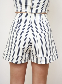 Conjunto listras CROPPED + SHORTS ANNE FERNANDES