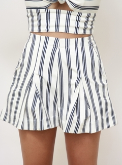 Conjunto listras CROPPED + SHORTS ANNE FERNANDES - loja online