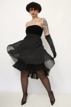 Vestido LE LIS BLANC seda veludo - loja online