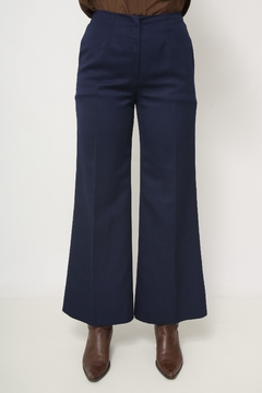 Calça azul flare 70 ‘s vintage - Capichó Brechó