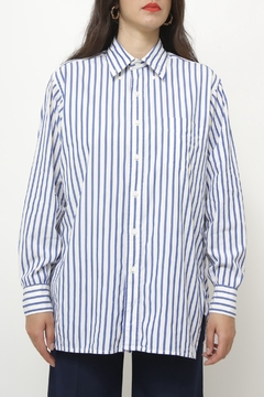 Camisa algodão listras LOUIS BOSTON na internet