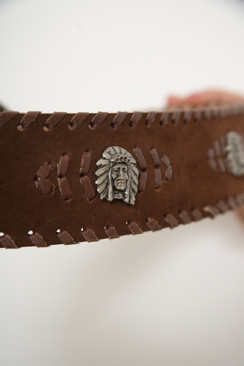 Cinto Indio marrom western vintage