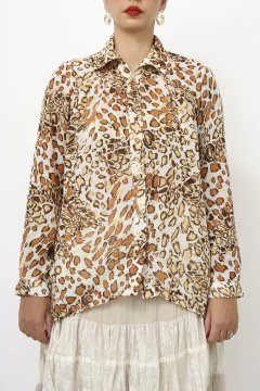 Camisa onça manga bufante - comprar online