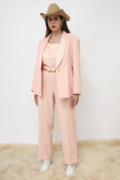 Conjunto tres peças BLAZER+ REGATA + CALÇA