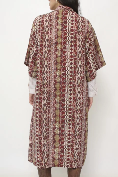 Imagem do Máxi kimono estampado vinho