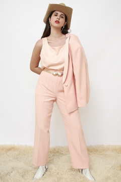 Conjunto tres peças BLAZER+ REGATA + CALÇA - Capichó Brechó