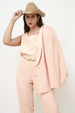 Conjunto tres peças BLAZER+ REGATA + CALÇA - Capichó Brechó