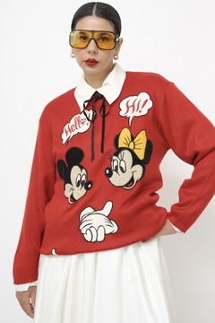 Pulover MICKEY e MINNIE mãos vintage